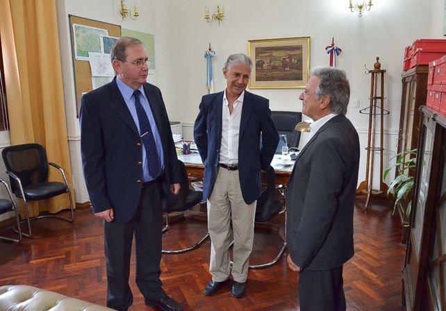 Productivo. Benedetto y Schneider trataron una amplia agenda.