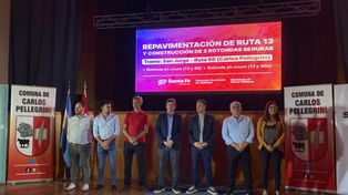 Este momento es histórico para toda la región, expresó el intendente de San Jorge, Juan Pablo Pellegrino.