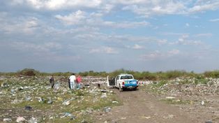 El basural donde fue hallado el bebé el lunes pasado.&nbsp;