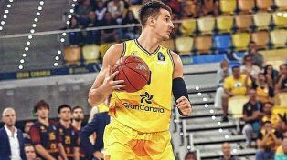 Nicolás Brussino volvió a tener una destacada labor en la victoria de Gran Canaria sobre Zaragoza.