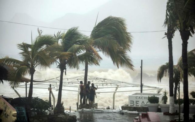 Tempestad. Vientos azotan la costa noroeste del país.