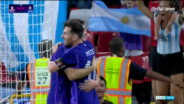 Argentina goleó 5 a 0 a Emiratos Árabes, Messi jugó los 90 y ningún jugador terminó lesionado