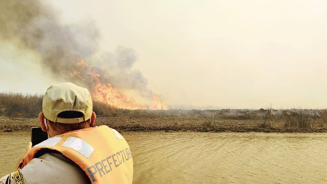 Incendios: en Entre Ríos continúan tres focos activos&nbsp;