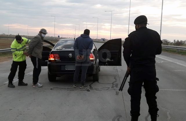 EL operativo llevado a cabo en el ingreso a Josefina.