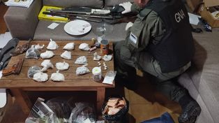 La cocaína incautada pasó los dos kilos. También secuestraron armas.&nbsp;