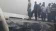 Al menos 150 muertos al caer unavión sobre un edificio en Nigeria