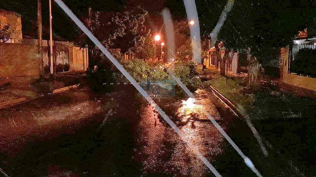 Temporal de lluvia y viento causó grandes daños en Paraná y zona