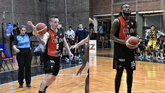 Joaquín Baeza y Dwayne Russell fueron los exponentes destacados que tuvo Colón en la Liga Argentina.