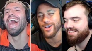 El hilarante cruce entre el Kun Agüero, Neymar y el streamer Ibai Llanos 