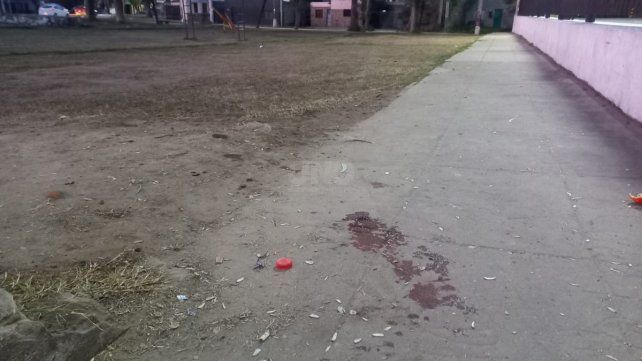 La plaza donde sucedió el hecho investigado en barrio Barranquitas.