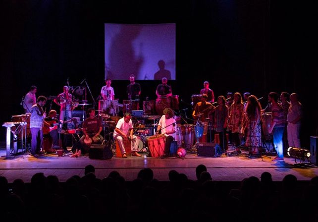 Diseña Santa Fe: intervención de Emparche Ensamble de Percusión