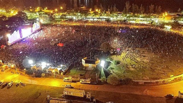 Concordia: más de 40.000 personas disfrutaron de La Renga