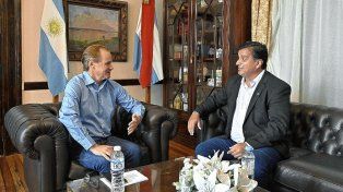 El gobernador Gustavo Bordet y el diputado nacional Marcelo Casaretto, abordaron una amplia agenda de temas.