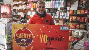 Hugo, contento porque gan&oacute; los 10.000 pesos de la &uacute;ltima semana.&nbsp;
