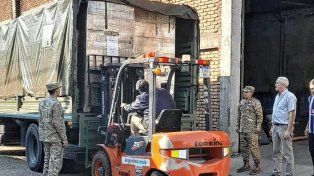 La llegada del cargamento de leche se produjo el pasado viernes y es distribuida.