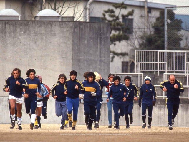 Las fotos inéditas de Maradona en Boca