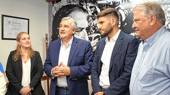 Gerardo Morales fue recibido por la diputada nacional Victoria Tejeda