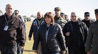 Patricia Bullrich está con los jefes de las tres fuerzas federales que trabajan en la búsqueda de Loan Peña. “Hay una confesión fuerte y creíble de Laudelina (Peña)”, sostuvo