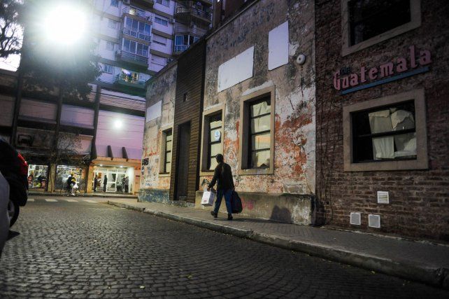 El tradicional pasaje adoquinado que en los años ochenta y noventa se erigió como una zona con gran movida artística y cultural.