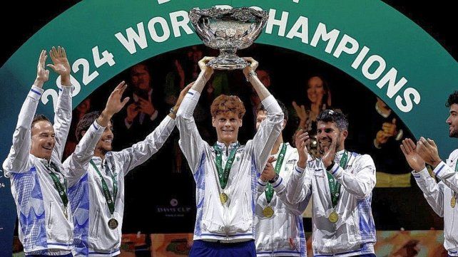 Italia derrotó a Países Bajos y es bicampeón de la Copa Davis.
