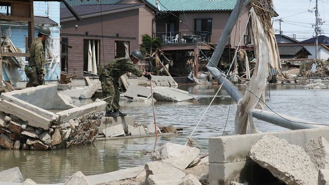Catastróficas inundaciones en Japón dejaron poblaciones enteras aisladas