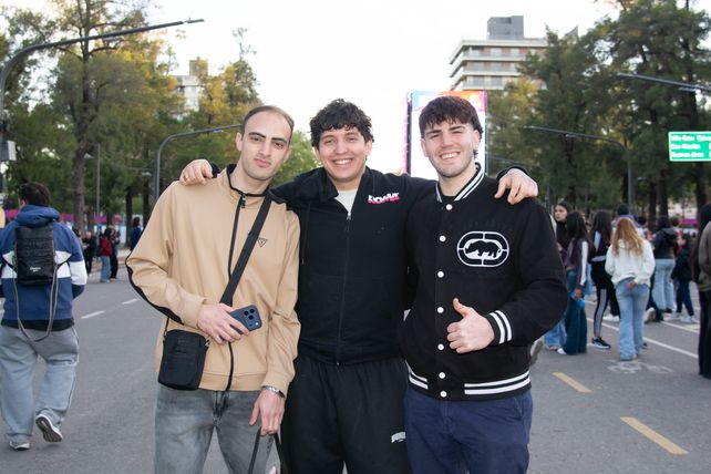 Agustín Albornoz, Rodrigo Llenas y Aquiles Grezzana