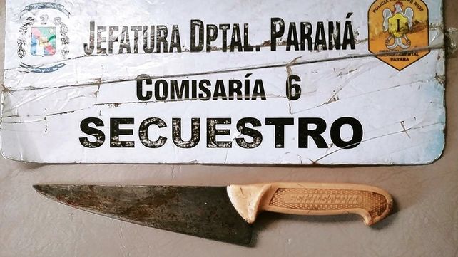 Quiso matar a puñaladas a su expareja y terminó detenido