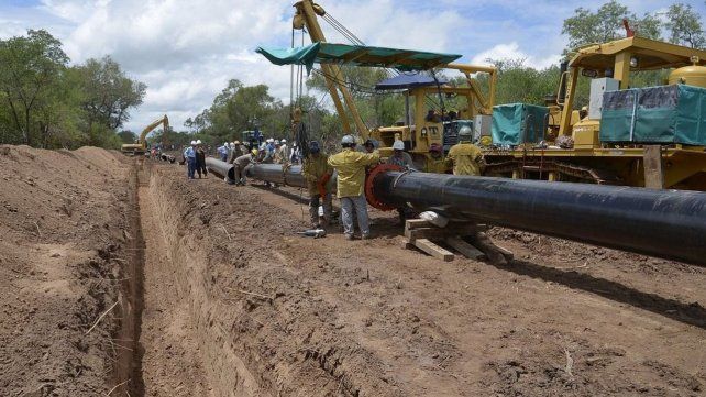 Gasoducto. El Nea espera que en poco tiempo le inyecten gas desde el lado sur.