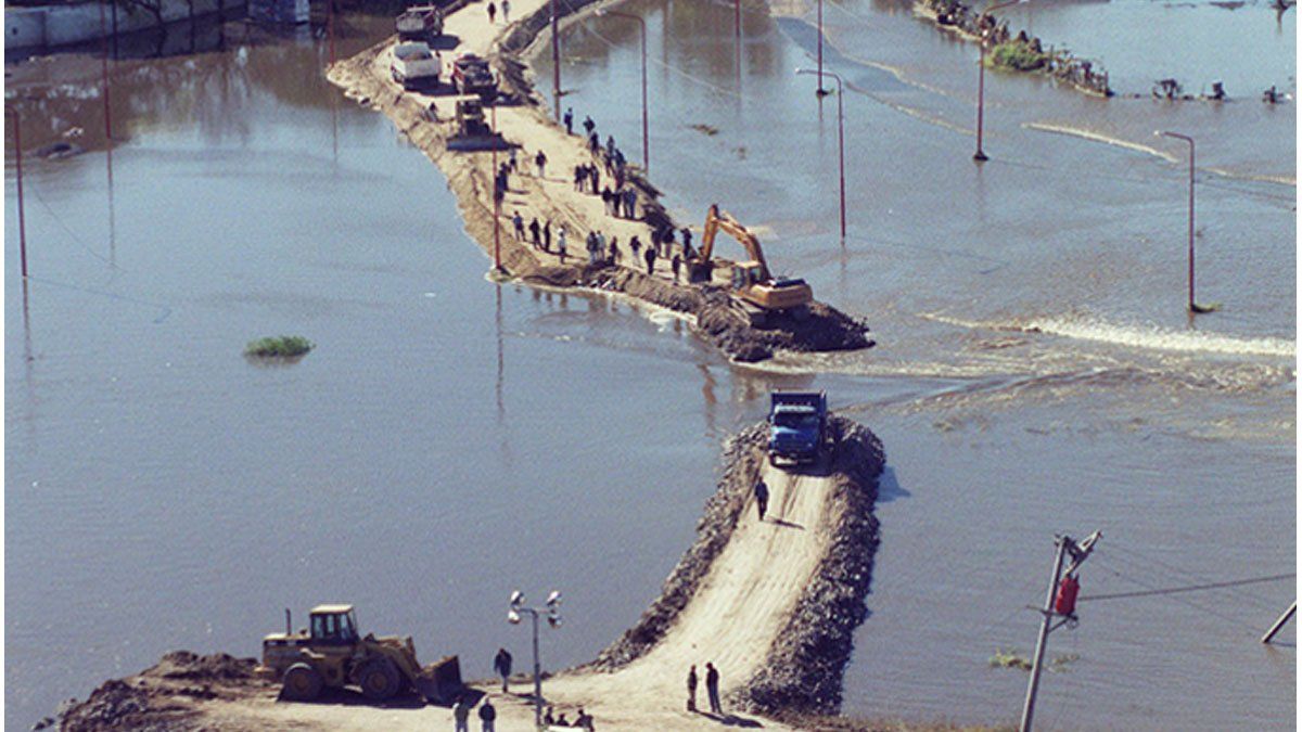 A 20 años de la inundación el río Salado avisó 45 días antes de aquel