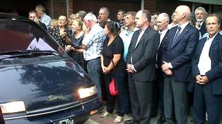 Despiden los restos del ex gobernador Jorge Obeid