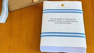 La Ley Bases impulsada por el oficialismo lleva un largo recorrido legislativo.