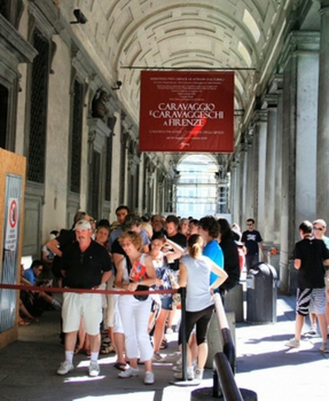 FLORENCIA. Galería de los Oficios.