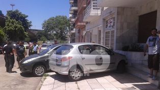 Choque y susto en Barrio Candioti