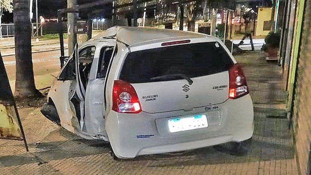 Los ocupantes del vehículo uruguayo fueron trasladados al hospital Masvernat
