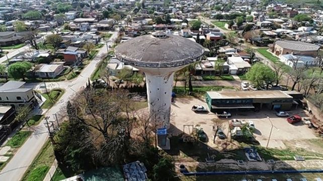 La zona del Tanque en la vecina ciudad de Santo Tomé