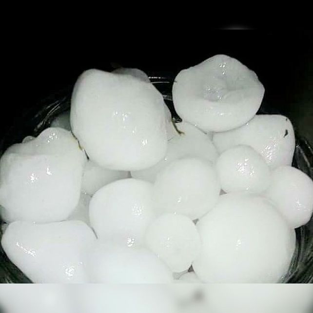 Tal como alertó el SMN granizó en el norte entrerriano