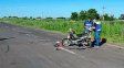 Ruta 18: una beba sufrió traumatismo de cráneo en un grave accidente de una moto