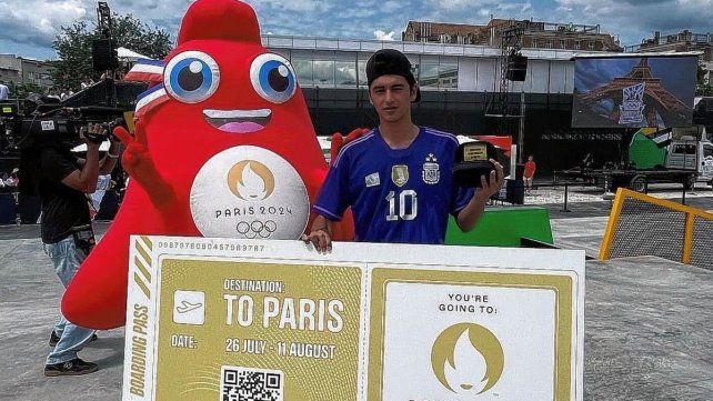 Mauro Iglesias y una historia de superación con el skate que lo llevó a los Juegos Olímpicos de París.