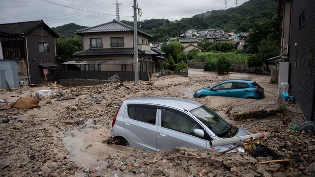 Catastróficas inundaciones en Japón dejaron poblaciones enteras aisladas