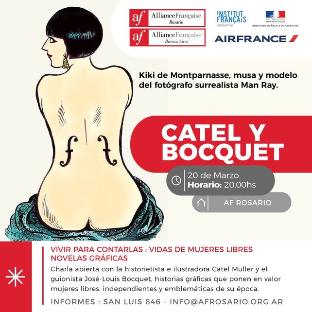 Presentan biografías de mujeres ilustradas en la Alianza Francesa