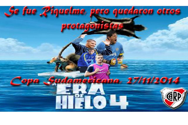 Los afiches del triunfo de River ante Boca en la semifinal de la Copa Sudamericana