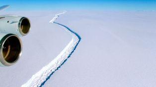 Detectan el desprendimiento de un témpano de más de mil kilómetros cuadrados