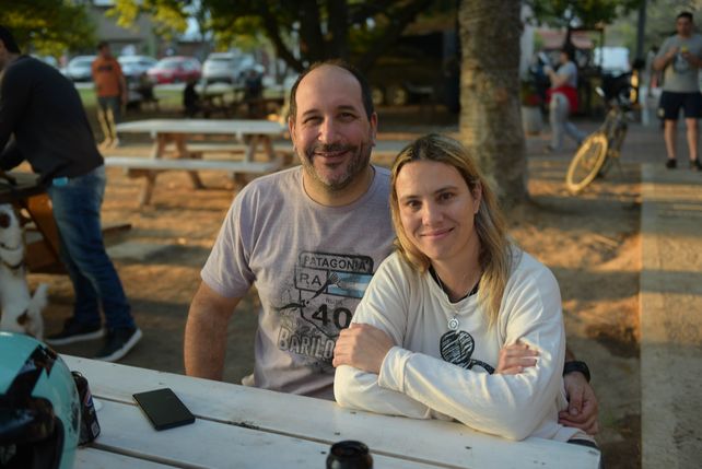 Darío Gómez  y Luciana Ricci.