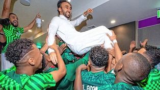 Festejaron con todo la victoria ante Argentina