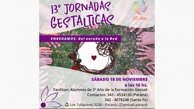 Este sábado se realizará en Paraná la jornada Enredamos: del enredo a la red