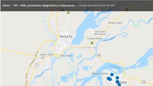 VIH/sida: Nación publicó un mapa con los lugares para test gratuitos y olvidó a Santa Fe