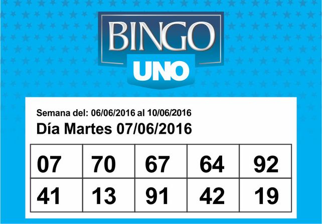 Bingo UNO: bases y condiciones