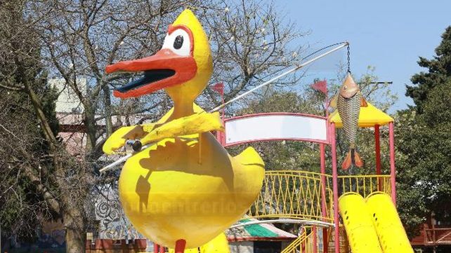 El Patito Sirirí recuperó su histórica caña de pescar con un pescado