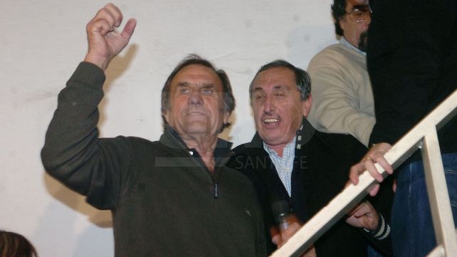 Reutemann y Obeid luego de la victoria en las elecciones legislativas de 2009