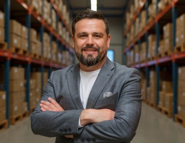 Maximiliano Saavedra, al frente de la empresa Fixy Logística.